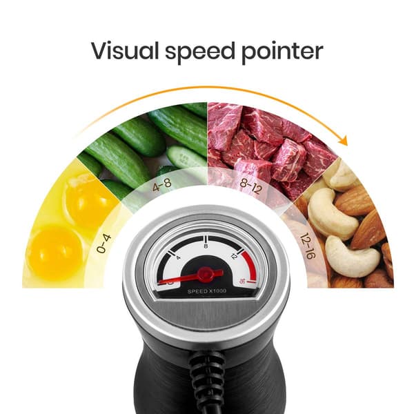 BergHOFF X5 Pro Stainless Steel Handheld Food Processor