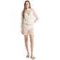 Womens NVLT Crochet Hooded Top & Shorts Cover Up Set - image 5