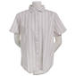 Womens Preswick & Moore® Short Sleeve Stripe Button Down - image 1