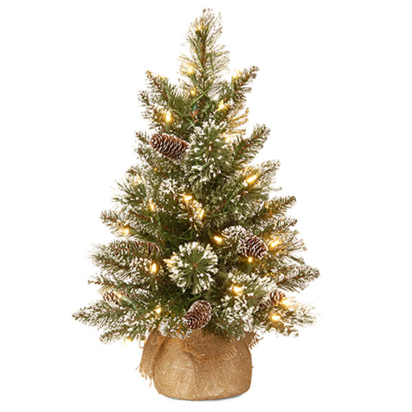 National Tree 2ft. LED Bristle Pine Tree - image 