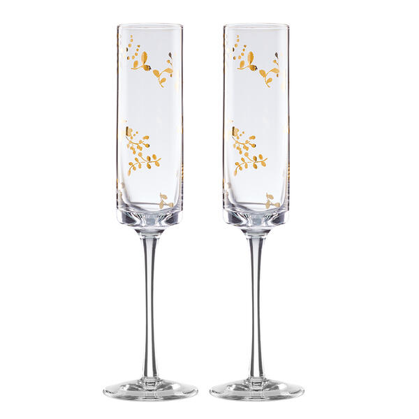 Lenox&#40;R&#41; Opal Innocence&#40;tm&#41; Flourish Toasting Flute Set Of 2 - image 