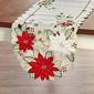 Willow & Hem Poinsettia Gallery Cutwork Table Runner - 14x72 - image 1