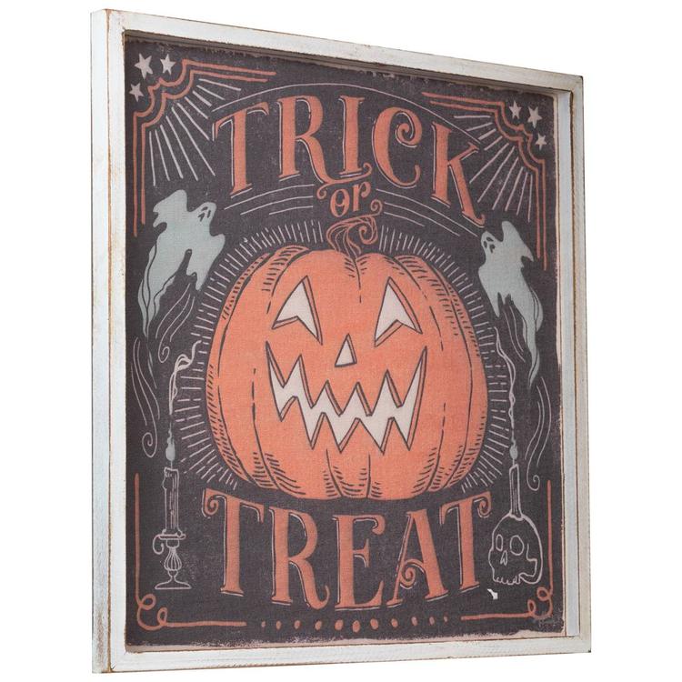 Northlight Seasonal 18.75in. "Trick or Treat" Halloween Wall Sign