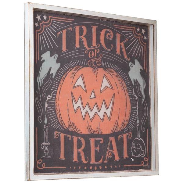 Northlight Seasonal 18.75in. "Trick or Treat" Halloween Wall Sign