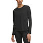 Womens Tommy Hilfiger Sport Textured Long Sleeve Crew Neck Top - image 1