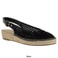 Womens Bella Vita Olive II Crochet Espadrille Slingback Sandals - image 8