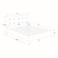 South Shore Fusion Soft Gray Twin Complete Upholstered Bed - image 6
