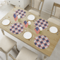 Avanti Celebration Woven Braided Round Placemats - Set of 4 - image 4