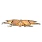 Kurt Adler 10-Light 6-Point Capiz Star Treetop w/ Scroll Design - image 6