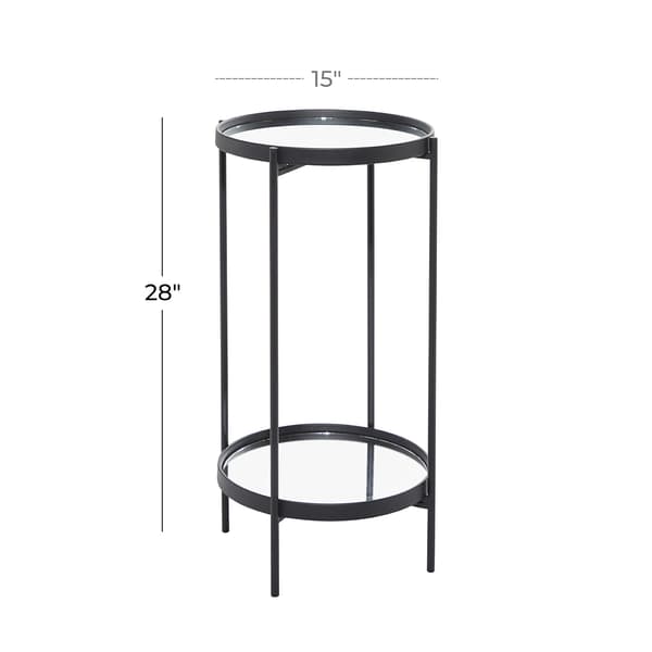 9th & Pike&#174; Round Metal Accent Table