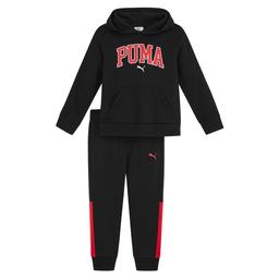 Boys (4-7) Puma® 2pc. Cotton Pullover & Joggers Set - Puma Black