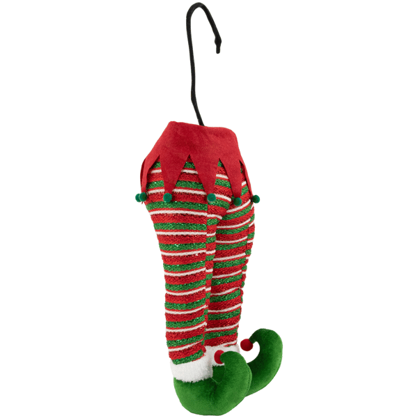 Northlight 19in. Red & Green Striped Elf Legs Christmas Décor