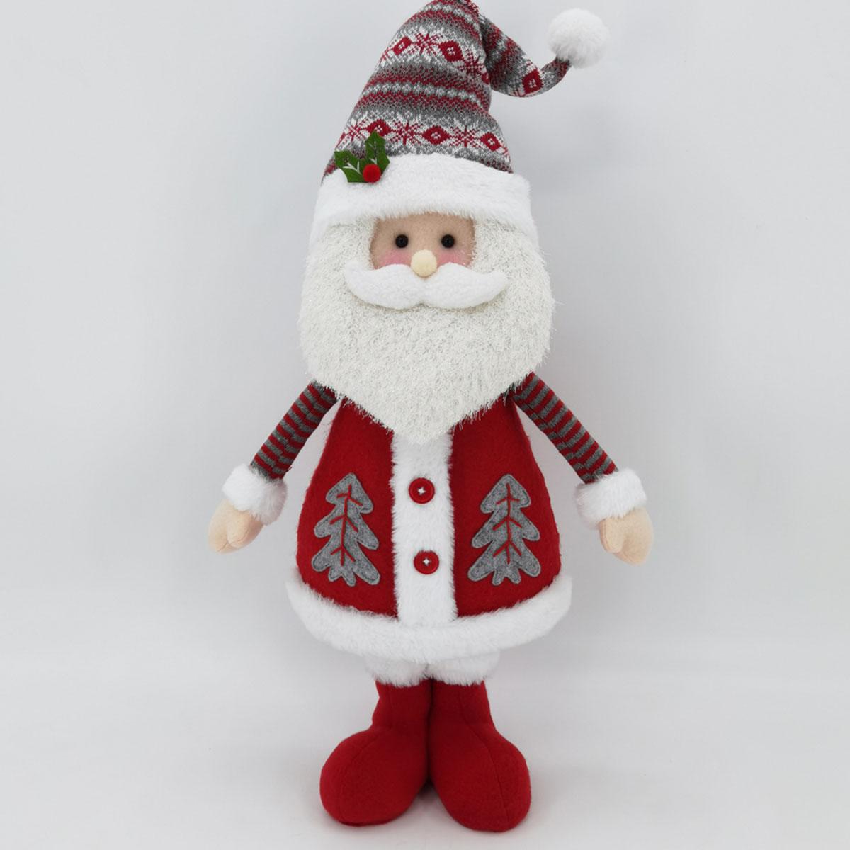 Standing Plush Santa Claus Tabletop Decor