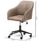 Baxton Studio Maida Upholstered Office Chair - image 9