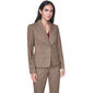Womens Tommy Hilfiger Long Puff Sleeve One Button Plaid Blazer - image 1