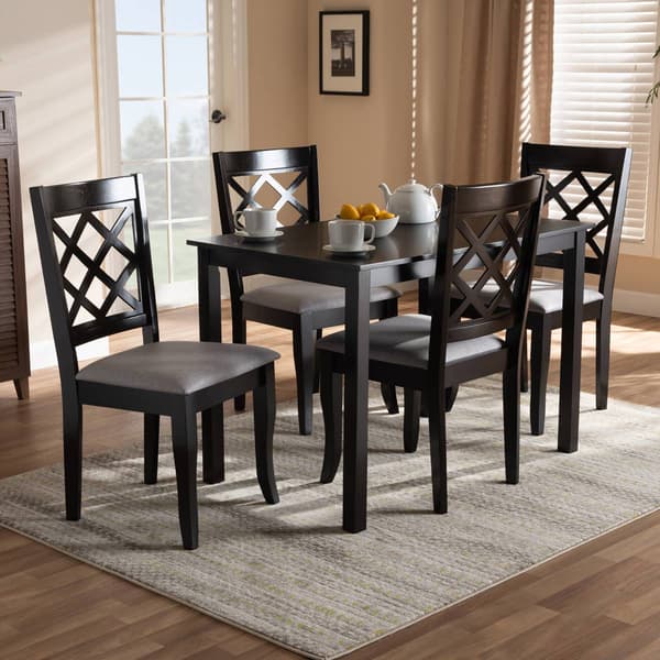 Baxton Studio Verner 5pc. Wood Dining Set - image 