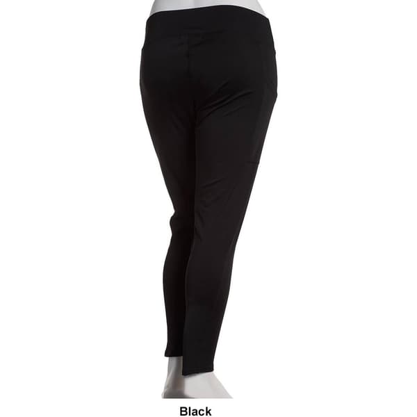 Juniors Plus One Step Up Leggings With Cell Phone Pocket