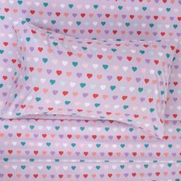 Sweet Home Collection Kids Fun & Colorful Hearts Sheet Set