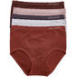 Womens Laura Ashley® 5pk. Print Logo Brief Panties - LS9443-5PKBD - image 1