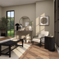 9th & Pike® Modern Black Wood Accent Table - image 8