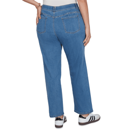 Plus Size Ruby Rd. Key Items Premium Stretch Straight Leg Jeans