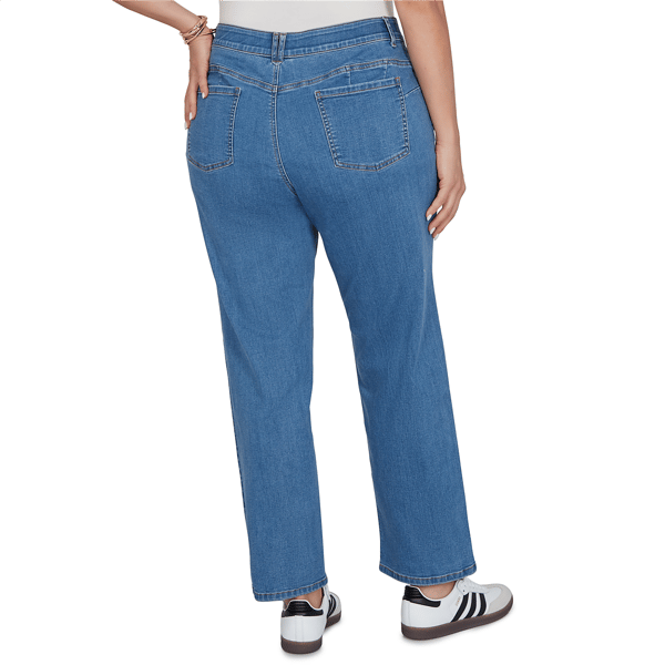 Plus Size Ruby Rd. Key Items Premium Stretch Straight Leg Jeans