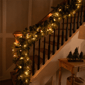 Northlight 9ft Pre-Lit Flocked Pine & Pinecones Christmas Garland - image 4