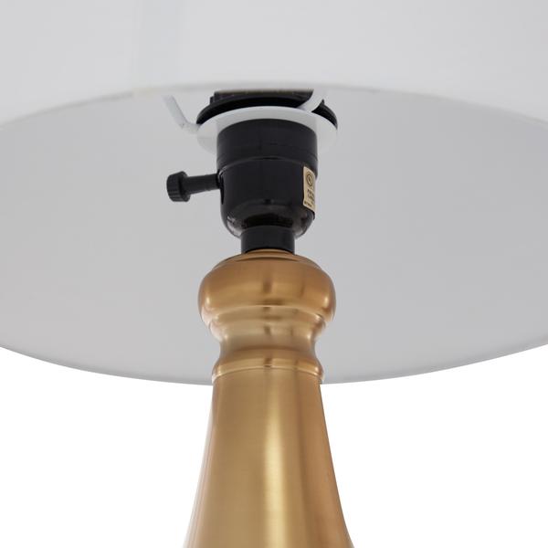 9th & Pike® White Metal Traditional Table Lamp