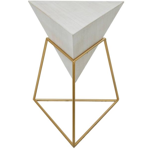 9th & Pike(R) Black Metal Modern Accent Table