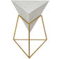 9th & Pike(R) Black Metal Modern Accent Table - image 1