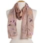 Womens Anne Klein Floral Sequin Oblong Scarf - image 1