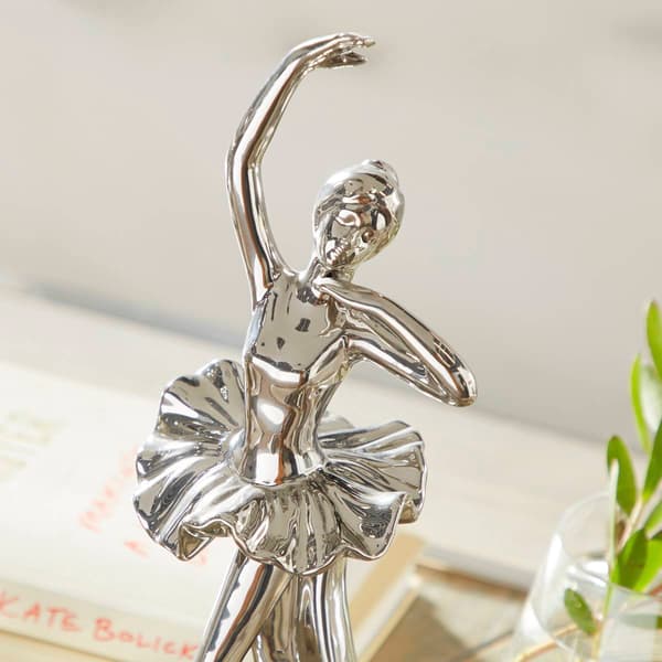 9th & Pike&#174; Porcelain Dancing Ballerina Statues - Set of 2