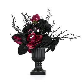 National Tree 18in. Halloween Black Rose Plant