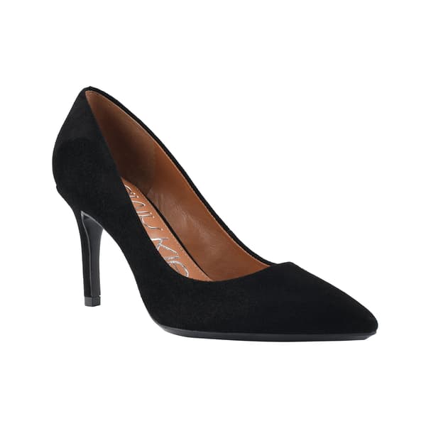 Womens Calvin Klein Gayle Suede Pumps - image 