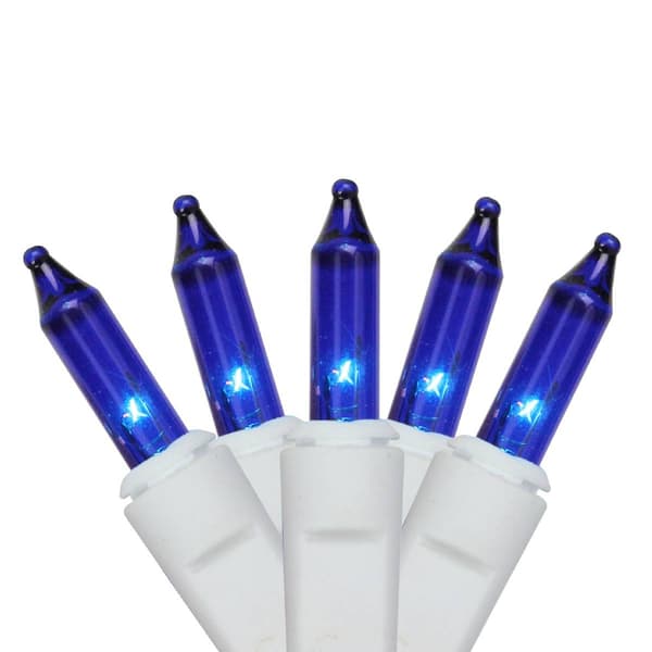 Northlight Seasonal 50ct. Blue Mini Icicle Christmas Lights