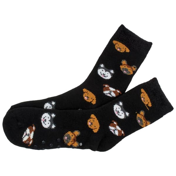 Mens Davco(R) Dogs Cabin Slipper Socks - image 