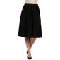 Womens 24/7 Comfort Apparel Classic Knee Length Skirt - image 1