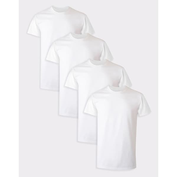 Mens Big & Tall Hanes Ultimate 4pk. Crew Neck T-Shirts