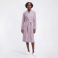 Womens Jasmine Rose Butterfly Embossed Shawl Robe - Lavender - image 2