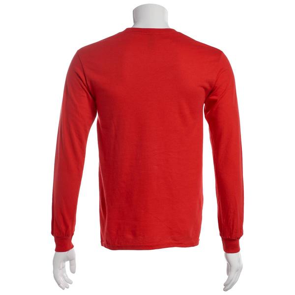 Young Mens Funny Story Santa Long Sleeve Graphic Tee