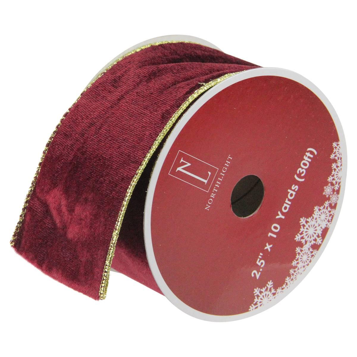 Northlight Seasonal Wired Christmas Craft Ribbon