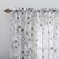 Poppy Print Sheer Rod Pocket Panel Curtain - image 2