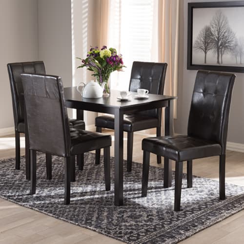 Baxton Studio Avery 5pc. Dining Set