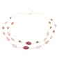 Ashley Cooper(tm) Pink Gold Beaded Layered Statement Necklace - image 1