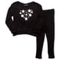 Girls &#40;4-6x&#41; Kids Headquarters&#40;R&#41; 2pc. Flower Twist Front Hacci Set - image 1