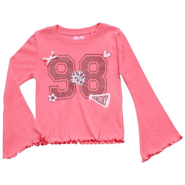 Girls (4-6x) Freestyle Revolution 98 Gameday Lettuce Edge Top - image 