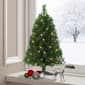 Puleo International 3ft. Pre-Lit Snow Ridge Christmas Fir Tree - image 2