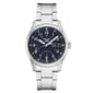 Mens Seiko 5 Sport Stainless Steel/Blue Dial Watch - SRPG29 - image 1