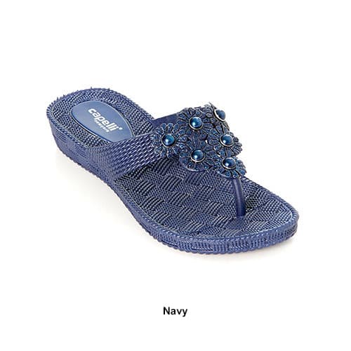 Womens Capelli New York Woven Wedge Sandals