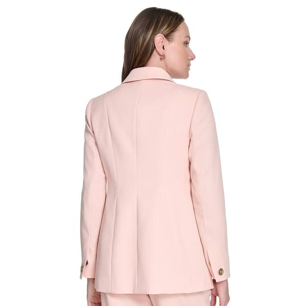 Womens Tommy Hilfiger One Button Notch Collar Blazer